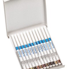 flex-pen set cr pt lemn, 12 bucati