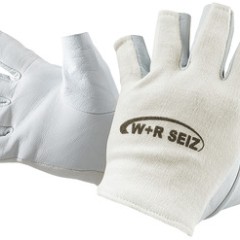 Leath.gloves w/o fingers si. 9