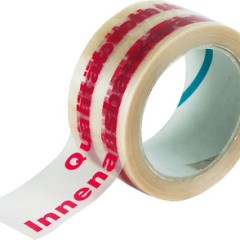 Adhes.tape transp.w.print 50mm