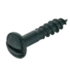 Wood scr.rh st.black 2,5x12mm