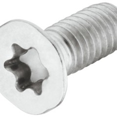 Counters screw IS20 st.nick. M4x10mm