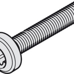 Slido R-Al fi.sc.PH TS zinc pl.4.5x25mm