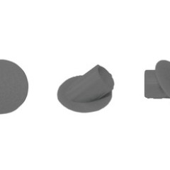Cover cap Clamex 45° umbra grey