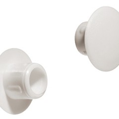capac pl. de masc, fi 15 x 8.5 mm, alb