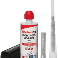 Mounting mortar set