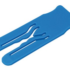 Spacer plate pl.blue 2mm