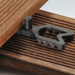 Spacer black 88x25x16mm