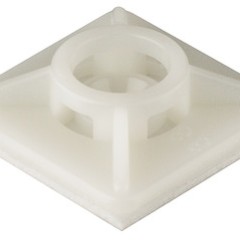 Cable tie holder pl.nat19x19mm