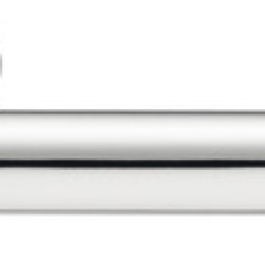 Handle steel chr.pol. 132x26x49mm