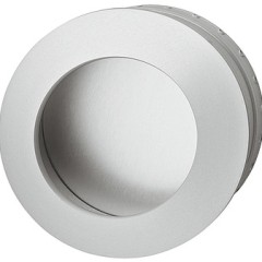 maner ingropat aluminiu argintiu 60x13mm